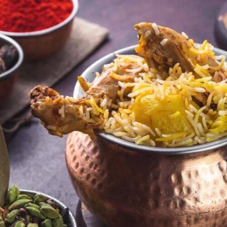 Murgh Metiabruz Biryani